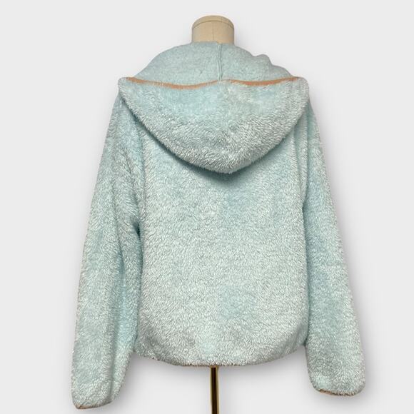 UGG Kadence Sherpa Full Zip Jacket in Crystal Lake Size Small - Picture 2 of 7